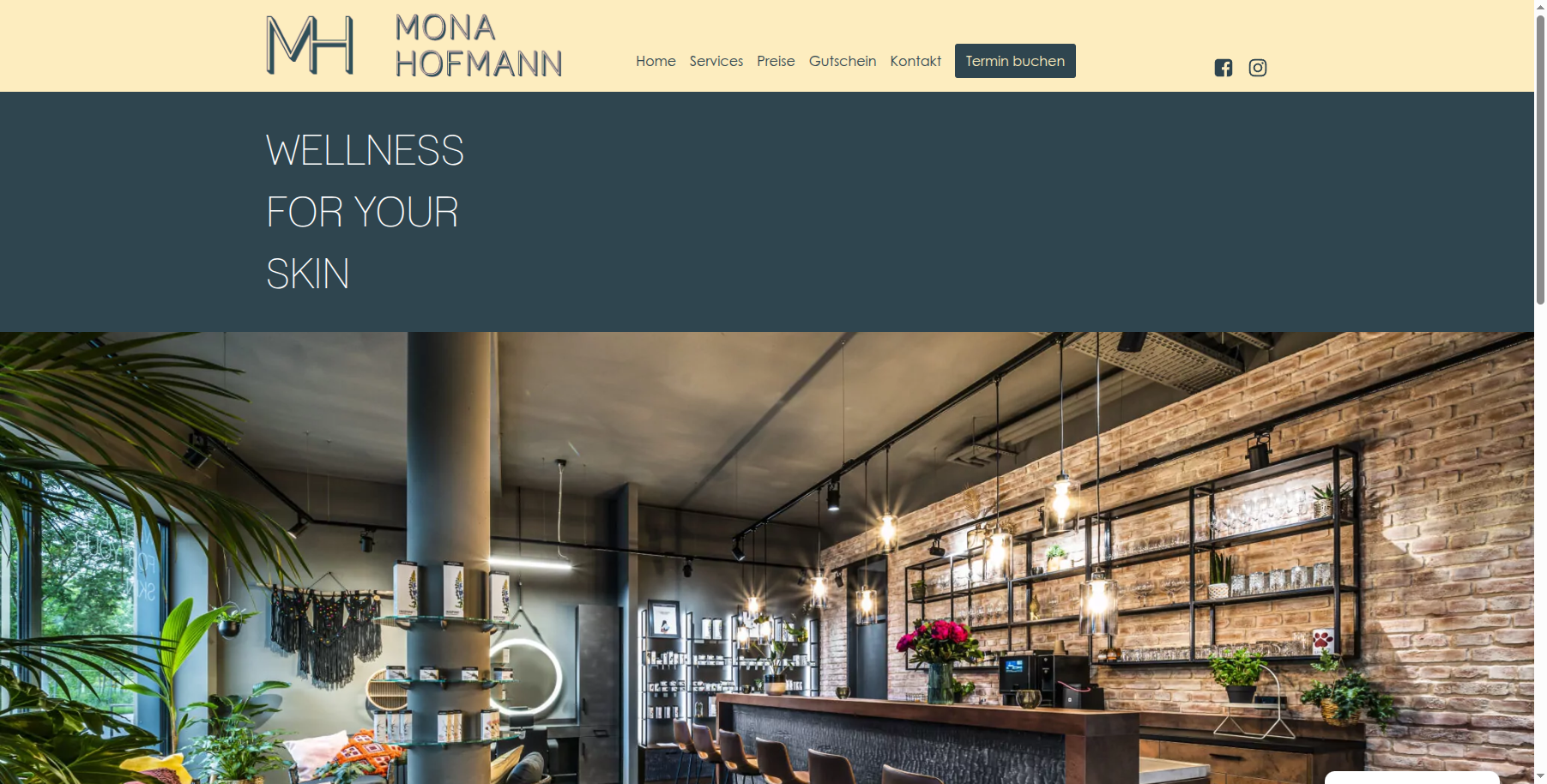 Mona Hofmann – Wellness for your hair / skin – Wellness for your skin