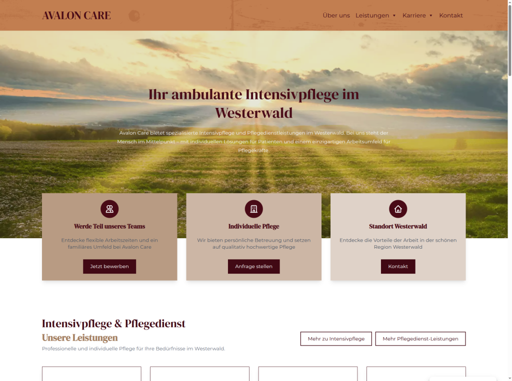 Vorschaubild: Avalon Care – Pflegedienst Westerwald
